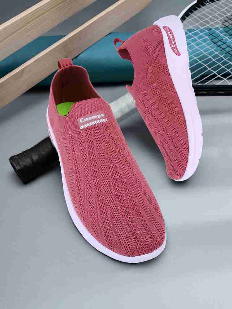 Pink Casual Sneakers For Ladies Sports Shoes For Women 54 OFF