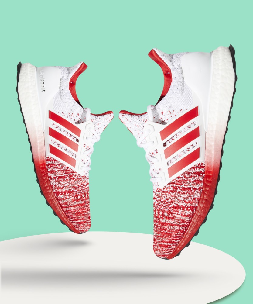 Ultra boost chalk white active outlet red