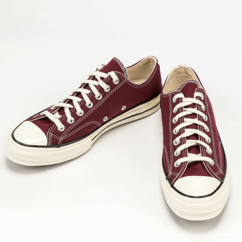 Maroon 2024 canvas shoes