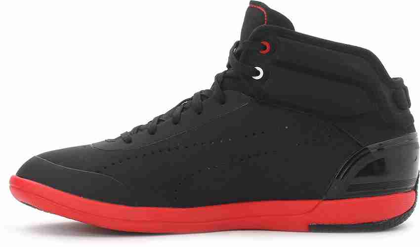 PUMA Driving Power Light Sf Mid Ankle Sneakers For Men Buy Black White Rosso Corsa Color PUMA Driving Power Light Sf Mid Ankle Sneakers For Men Online at Best Price