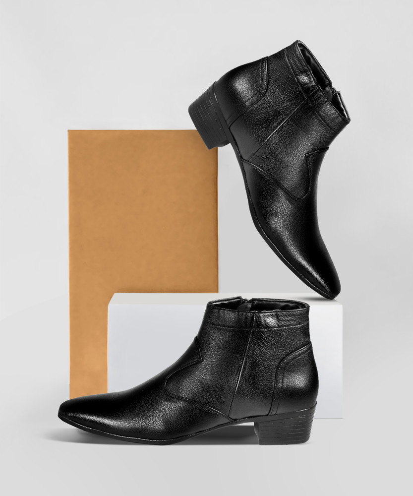 men's 3 inch heel boots