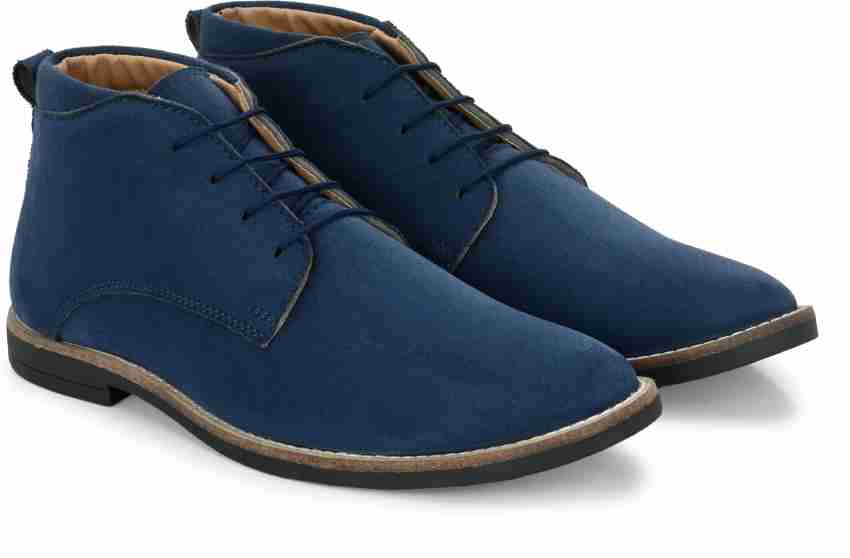 Blue suede 2024 chukka boots