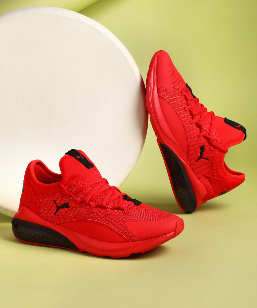 puma red shoes