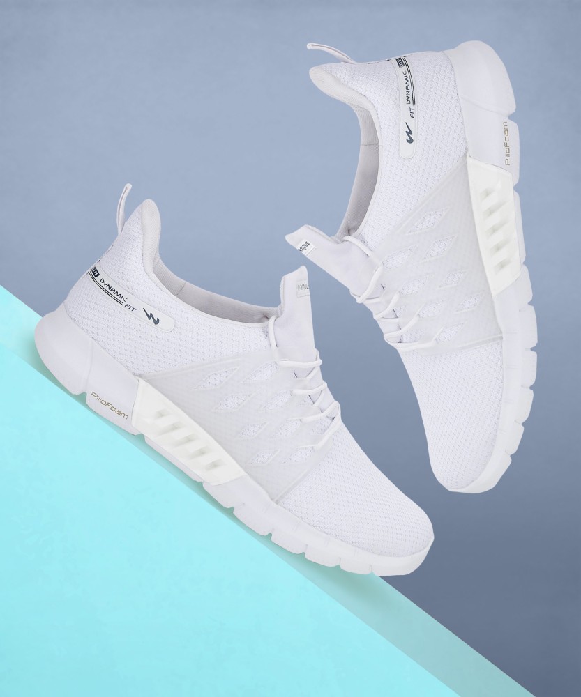 White sports shoes on sale flipkart