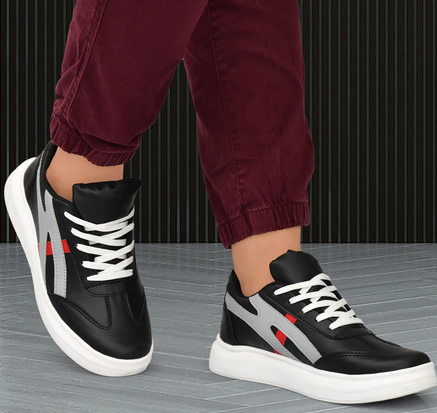 KRITON Sneaker Shoes with Extra Cushion Lightwight Lace Up Shoes