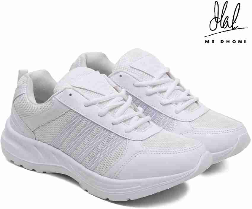 School sports shop shoes white