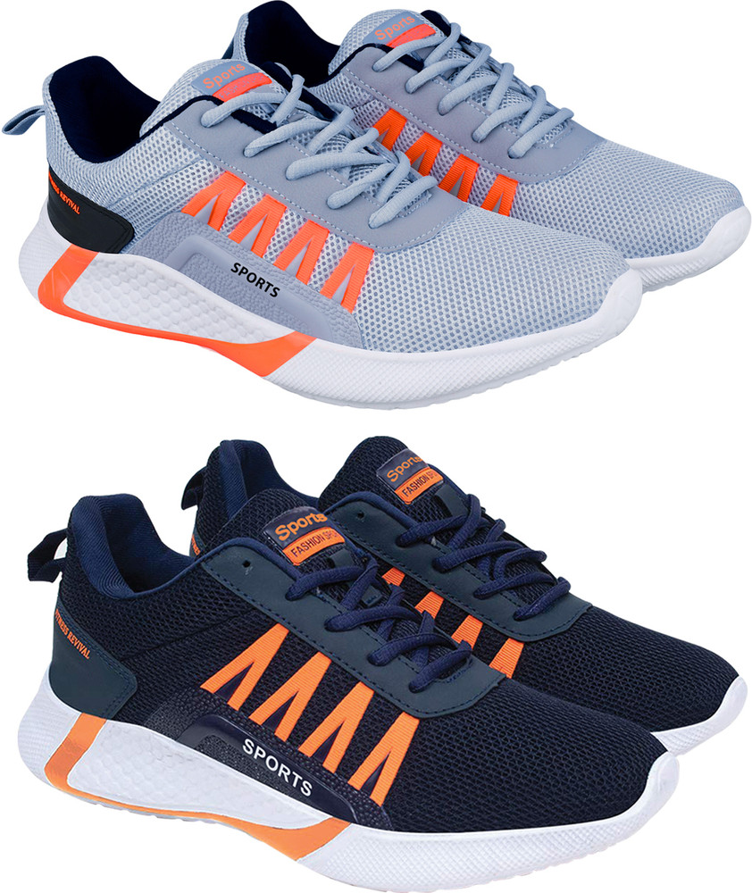 BIRDE Combo Pack of 2 Casual Shoes Sneakers For Men