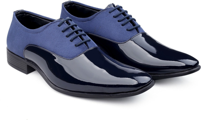 Blue color formal shoes 2025