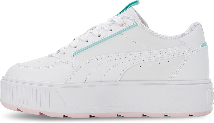 Puma creepers blanche top et or