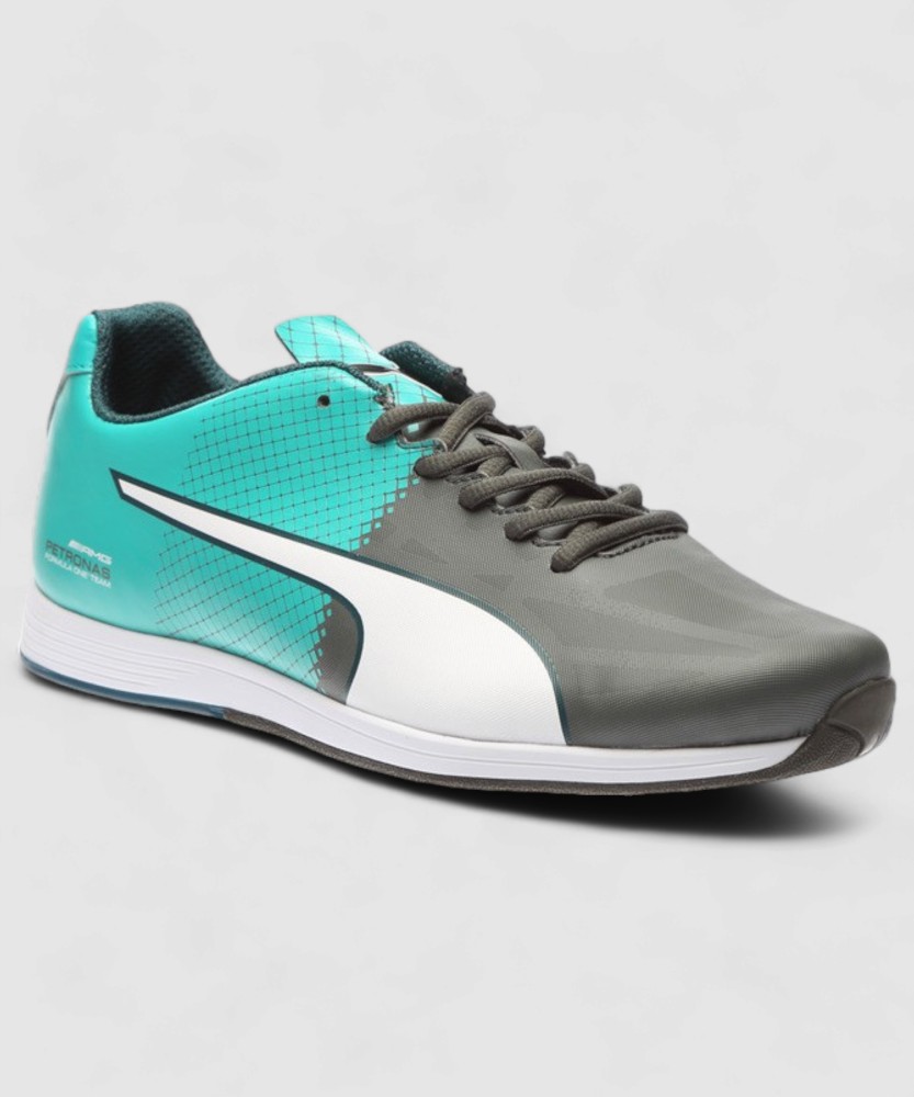 PUMA Mercedes evoSPEED Lace Motorsport Shoes For Men Buy Dark Shadow Puma White Spectra Color PUMA Mercedes evoSPEED Lace Motorsport Shoes For Men Online at Best Price Shop Online for Footwears in