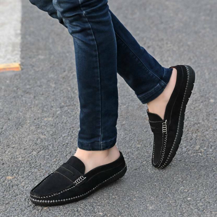 Mens black loafers sale hotsell