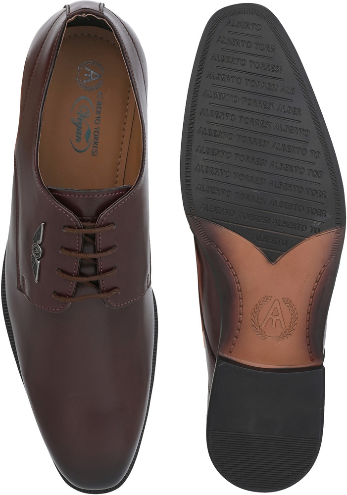 ALBERTO TORRESI Alberto Torresi Smooth Formal Lace Up Shoes Lace Up For Men Buy ALBERTO TORRESI Alberto Torresi Smooth Formal Lace Up Shoes Lace Up For Men Online at Best Price