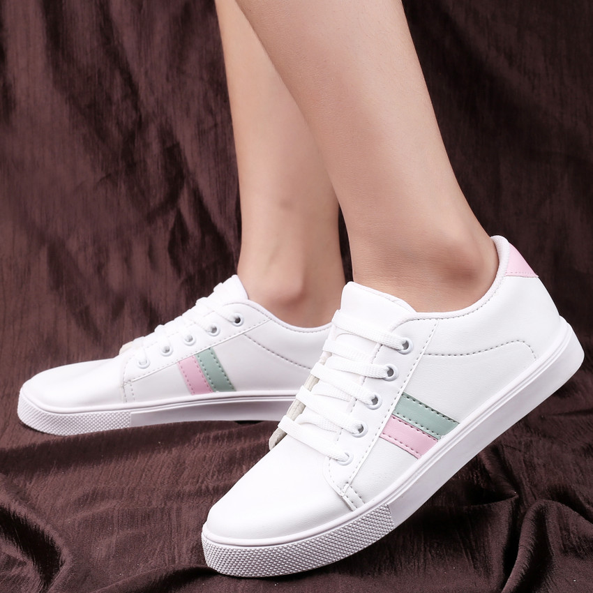 White sneakers ladies cheap