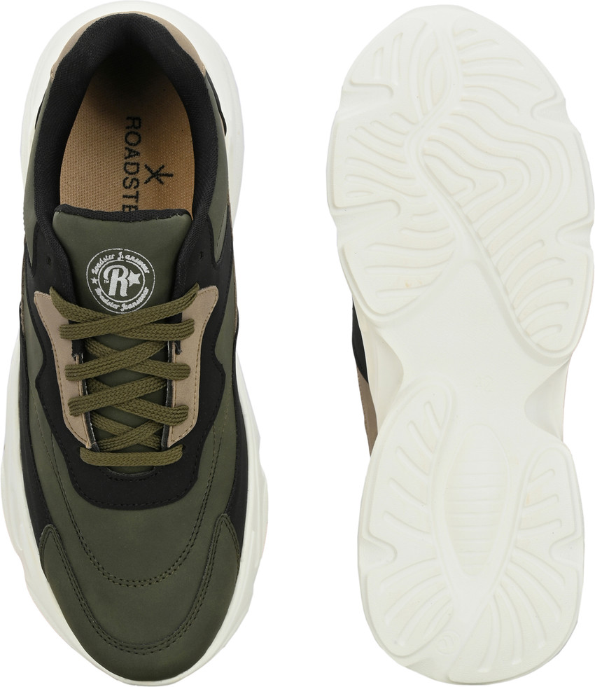 Flipkart Roadster Camouflage Shoes Buy Roadster Men Brown Olive