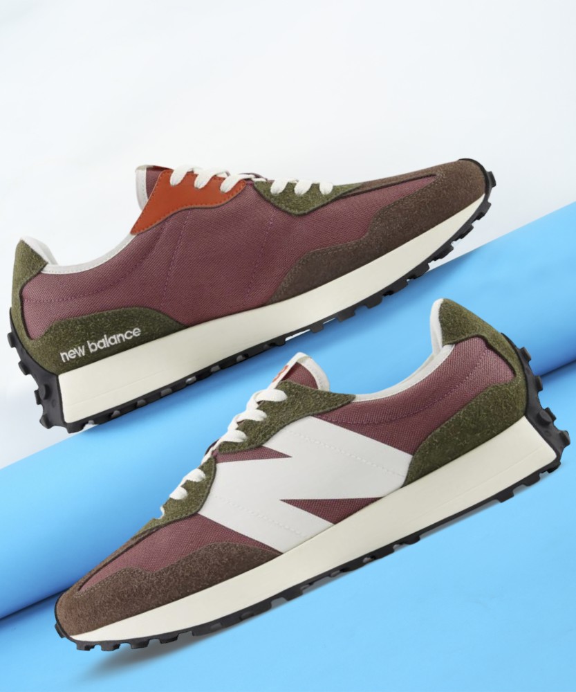 New balance 327 mens 2024 burgundy