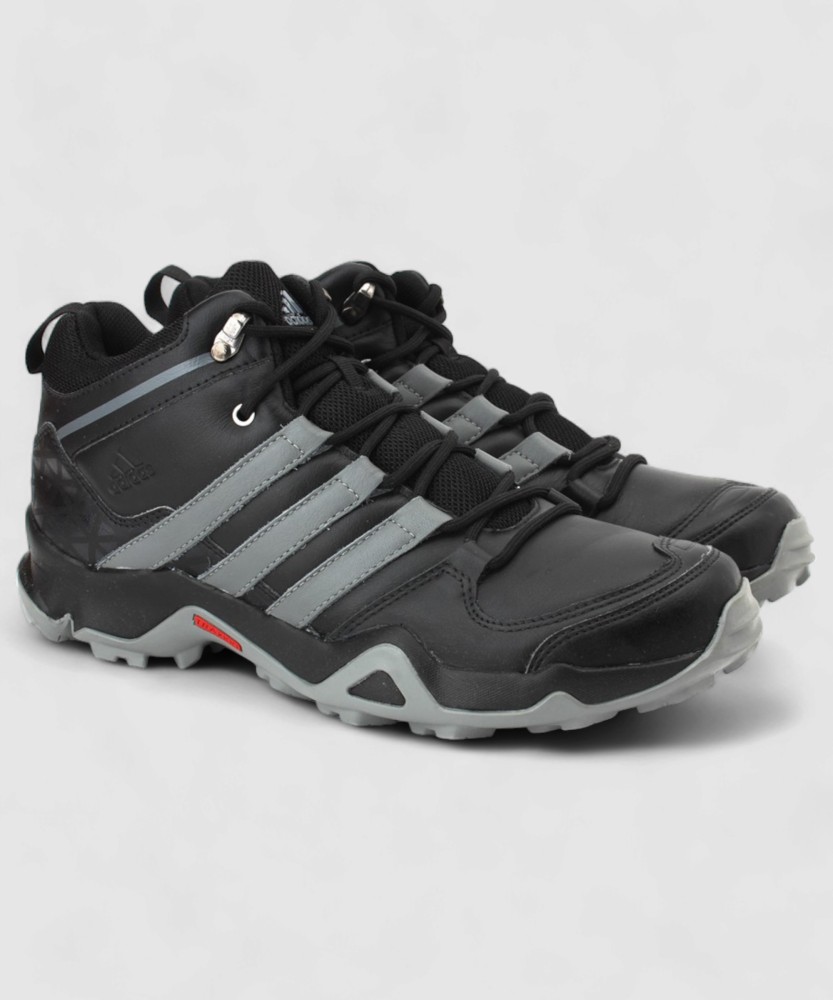 ADIDAS IRON TREK LEATHER Outdoor Shoes For Men Buy BLACK VISGRE Color ADIDAS IRON TREK LEATHER Outdoor Shoes For Men Online at Best Price Shop Online for Footwears in India