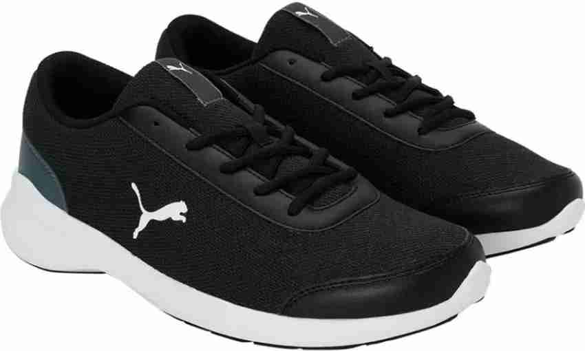Puma men's black sports shoes best sale