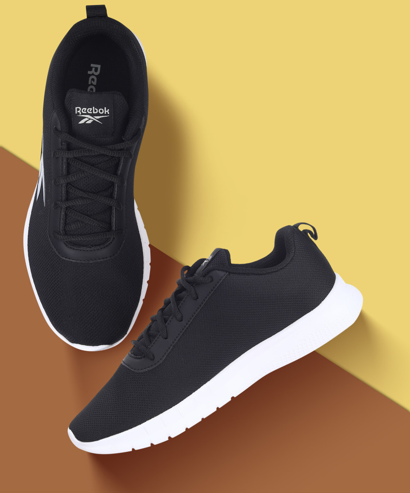 Reebok running shoes black new arrivals and white