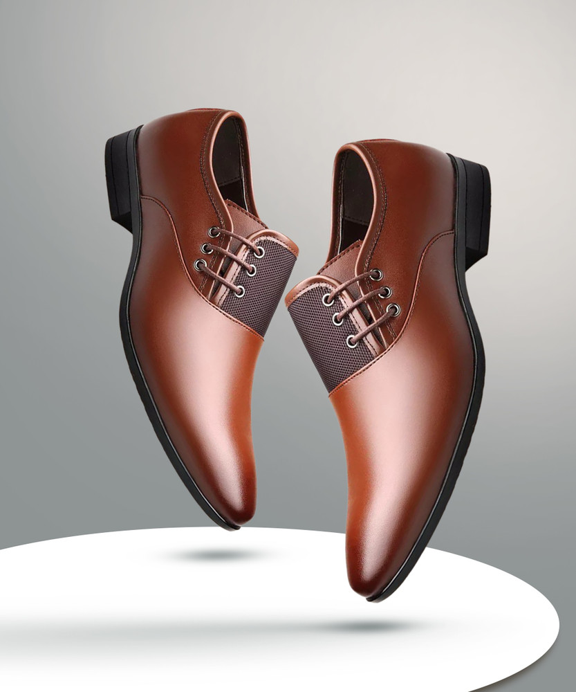Dreamlivproducts Pure Synthetic Leather Formal Shoes Party Wear