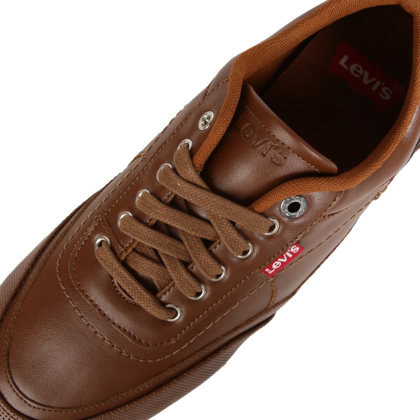 Levi's brown leather outlet shoes