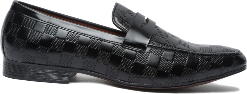 Buy online Mens Black Slip On Loafer from Casual Shoes for Men by  Mutaqinoti for ₹1429 at 71% off