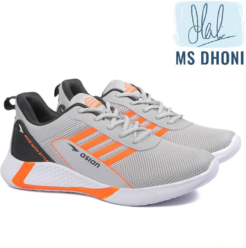 asian Bouncer-01 Running shoes for boys | sports shoes for men | Latest  Stylish Casual sneakers for men | Lace up lightweight grey shoes for  running, 