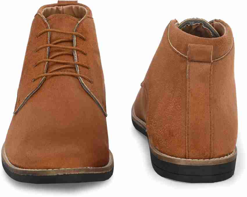 Tan leather hot sale chukka boots