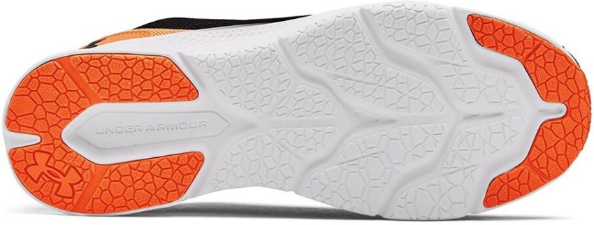 Under armour orange on sale and black shoes