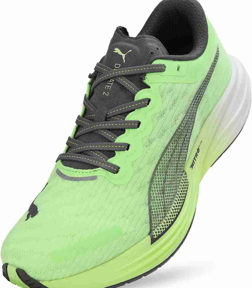 Puma running shoes sales green