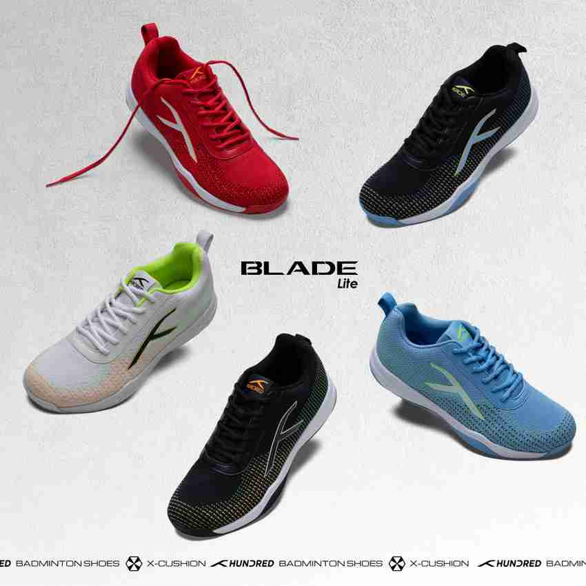Hundred Blade Lite Non Marking Badminton Shoes For Men