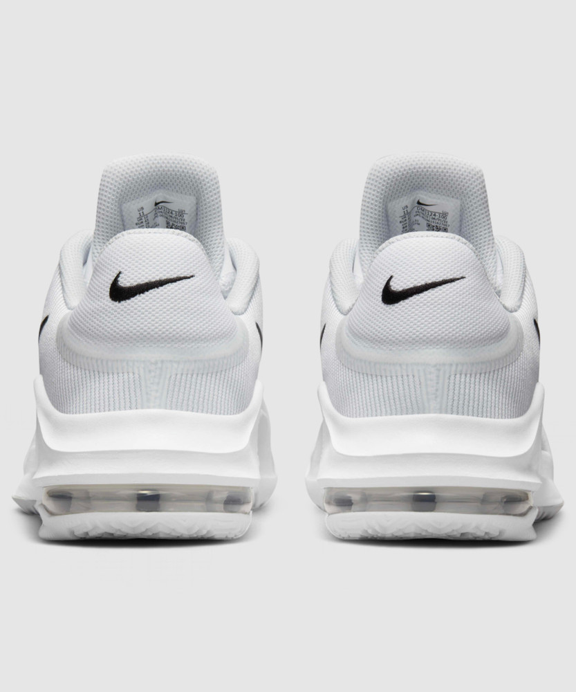 white nike air max basketball shoes