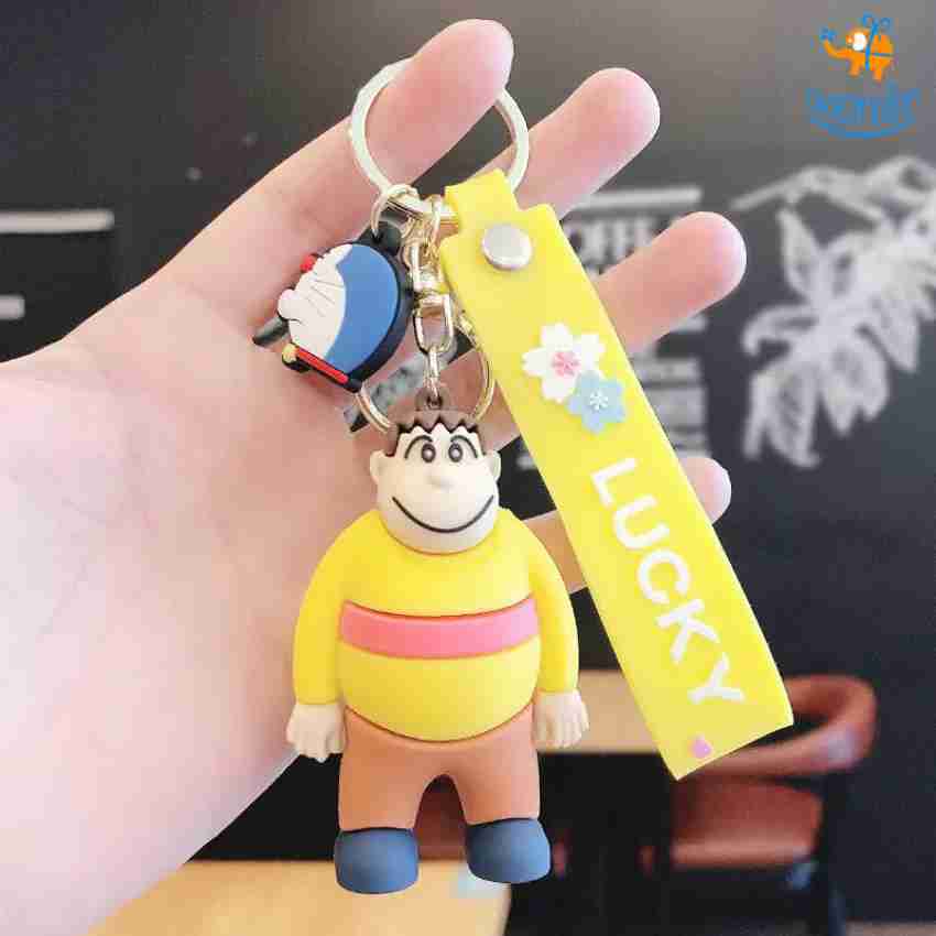 Cartoon Eyes Are The Letters of The Rabbit Key Chain PVC High Quality  Keychain Car Key Ring Birthday Gifts for Children Gift