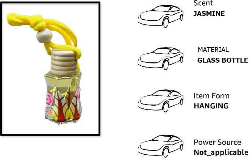 WINKCART Car Perfume Hanging Jasmine Natural scent car fragrance
