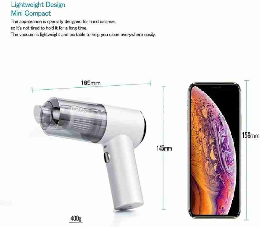 Compact cordless store vacuum cleaner