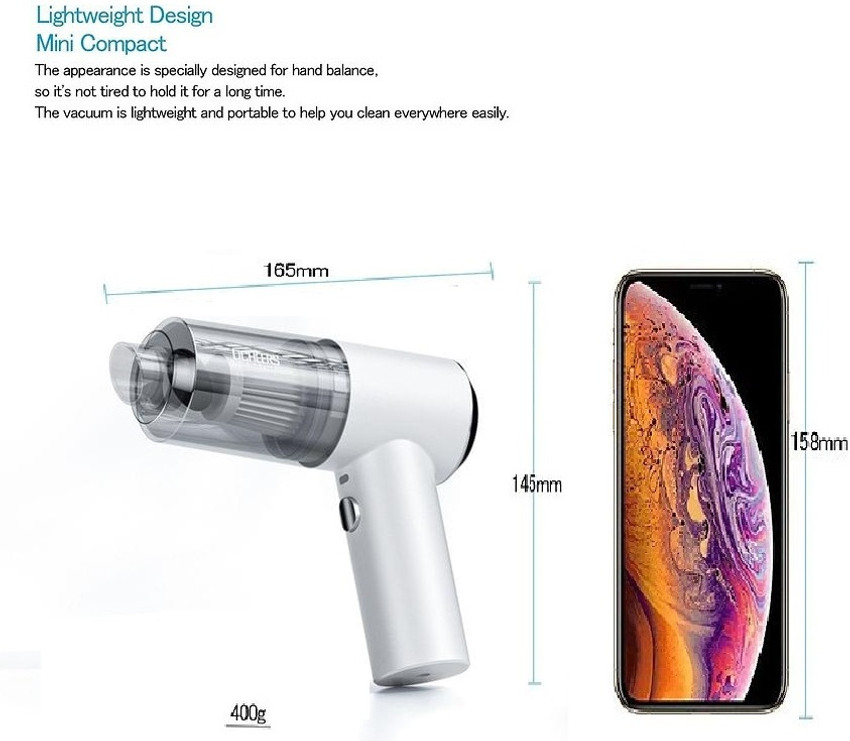 ZVR Vacuum Cleaner Handheld Wireless Portable for Car Home