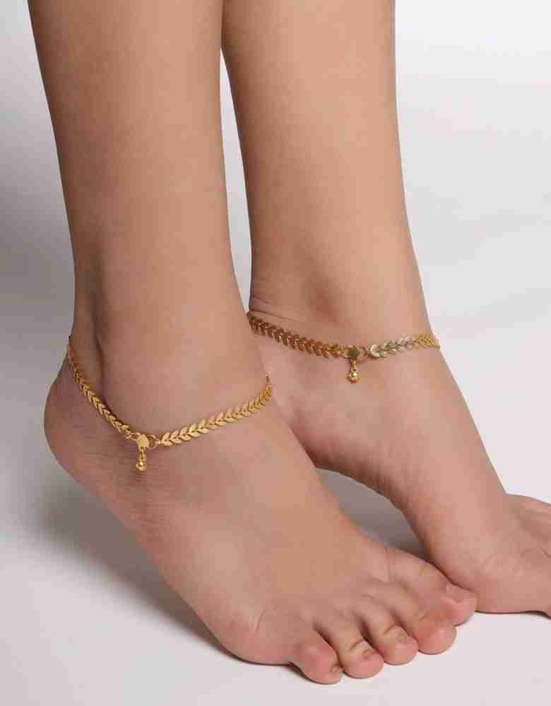 Anklet sales gold price