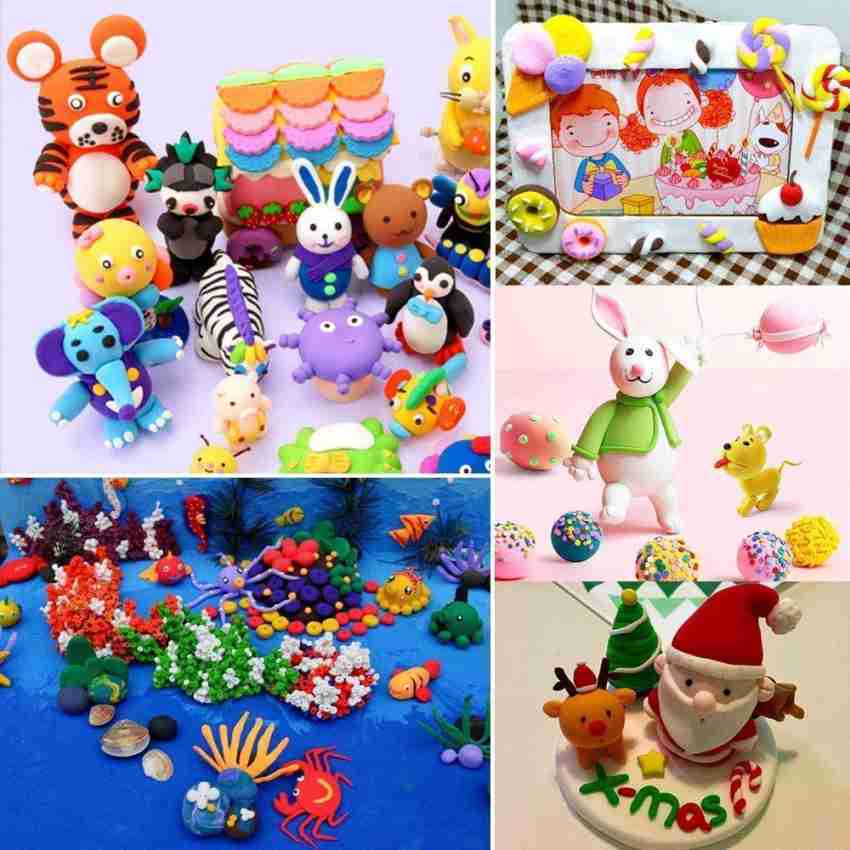 Modeling Clay 36 Colors Air Dry Ultra Light Soft Magic Molding Clay Diy  Plasticine Craft Toy With Multiple Tools, Great Gift For Kids