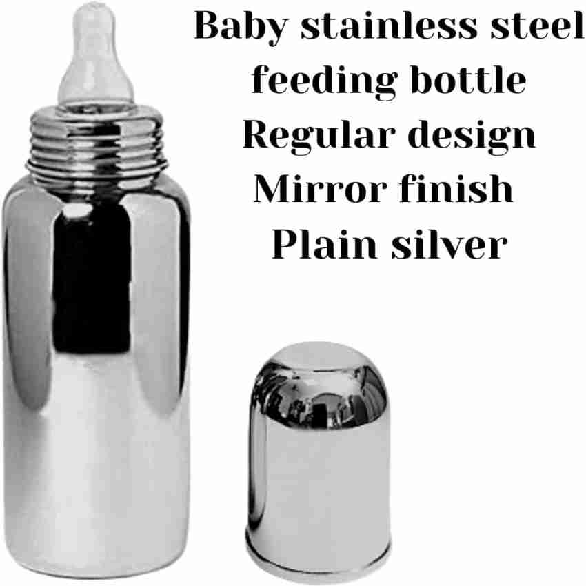 Stainless Steel 304 Grade New Born Baby Feeding Bottle 250ml for