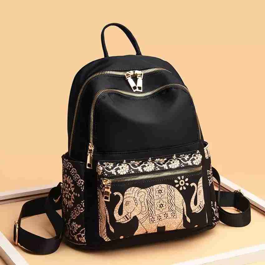 Cute black backpack purse online