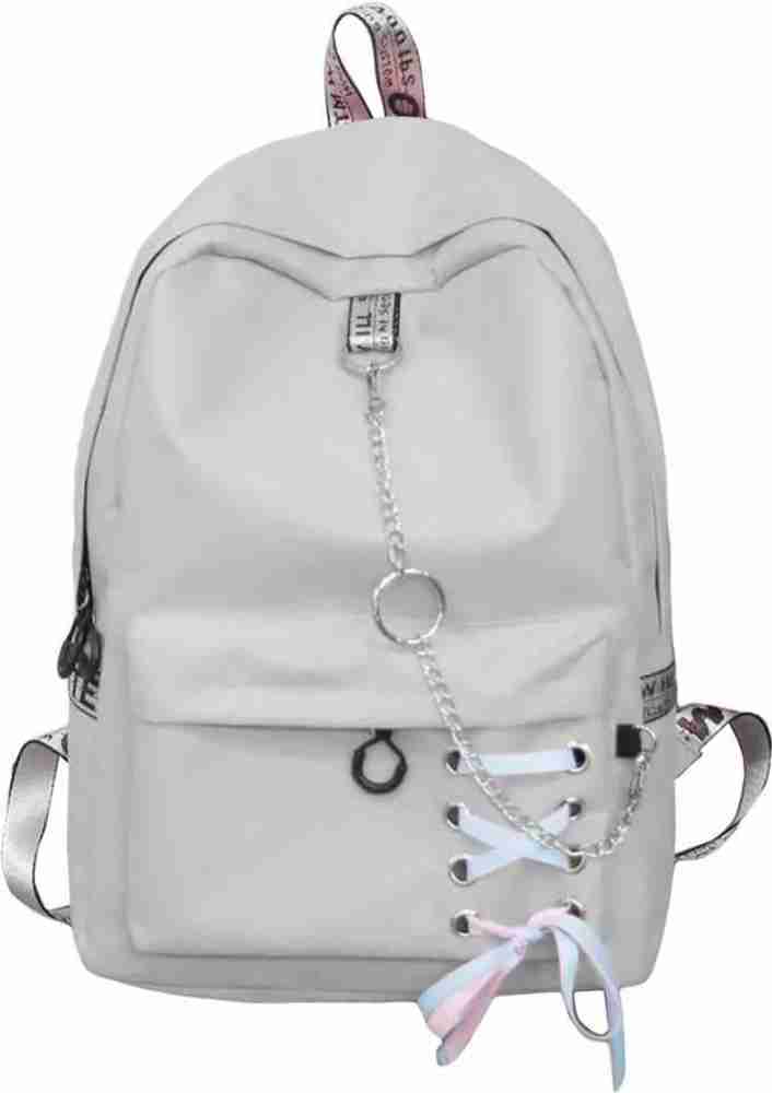 AKIRA Stylish Woman And Girls School College bag 10 L Backpack GREY Price in India Flipkart