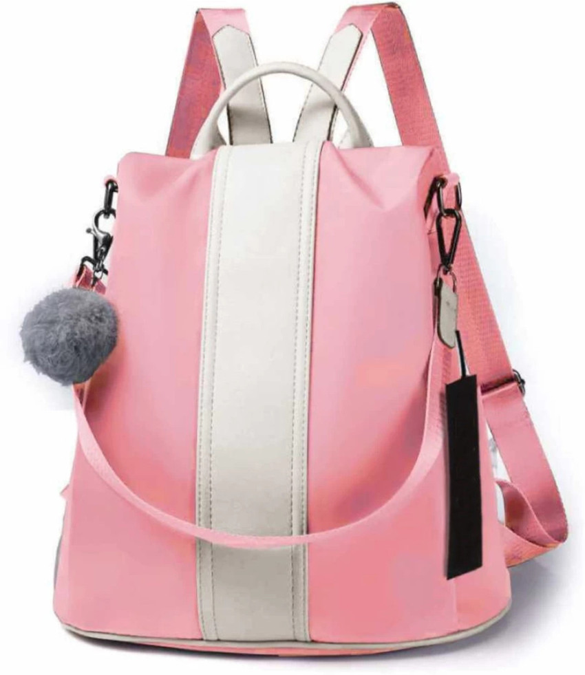 Nariox Women s Stylish backpacks for women latest college School bags for girls 15 L Backpack PINK Price in India Flipkart