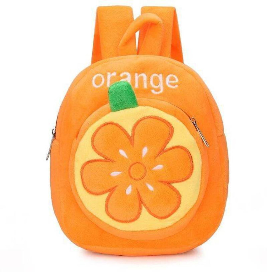 Orange kids backpack deals