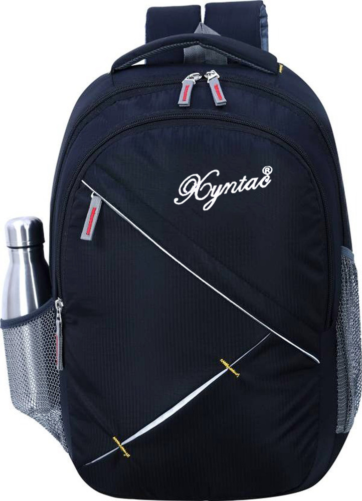 Xyntac Premium Waterproof School Bag College Bag 35 L Backpack Black Price in India Flipkart