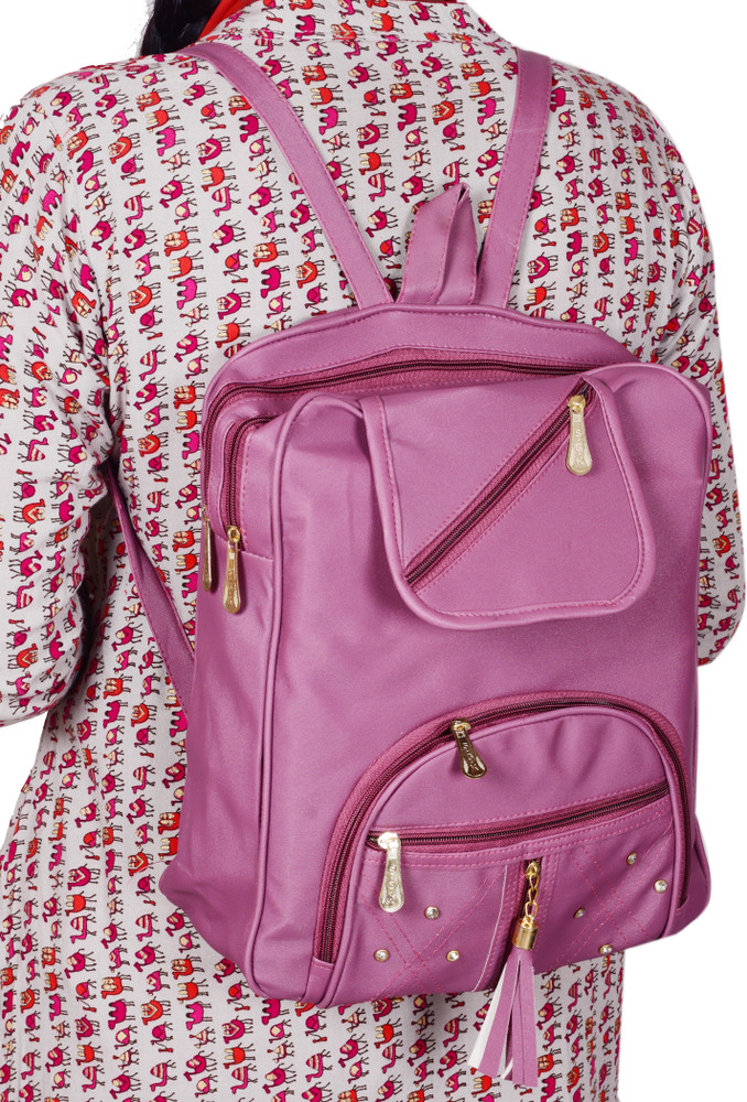 SUNVIKA House Colourful Backpacks For Girls 5 L Backpack Bergandy Price in India Flipkart
