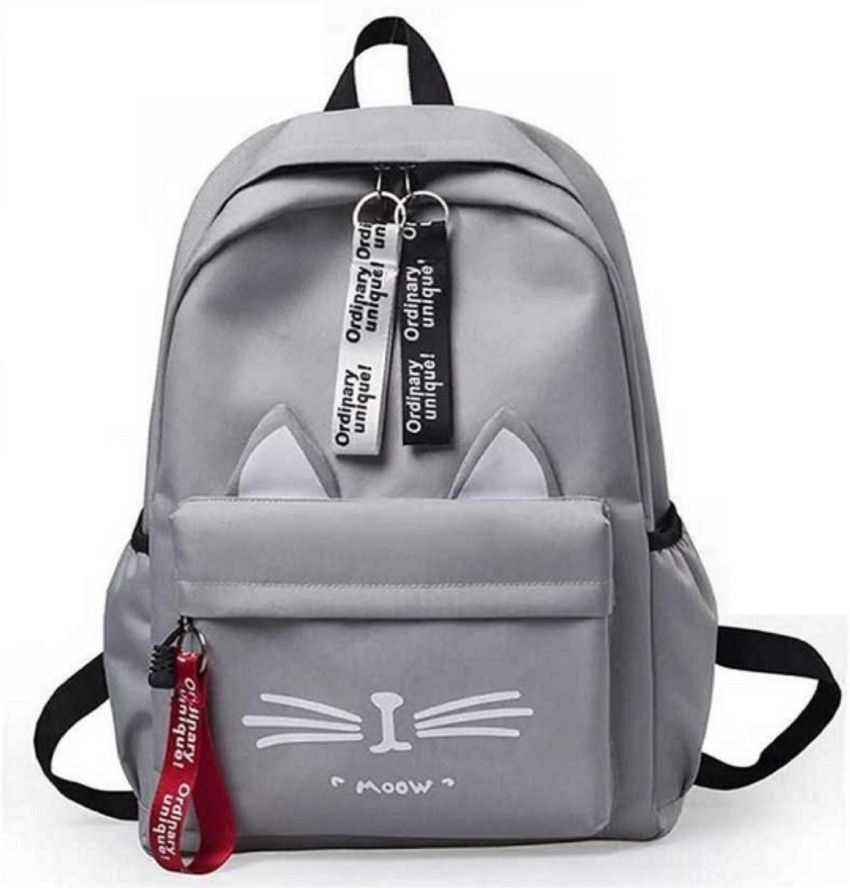 AKIRA Stylish Woman And Girls School College bag 10 L Backpack GREY Price in India Flipkart