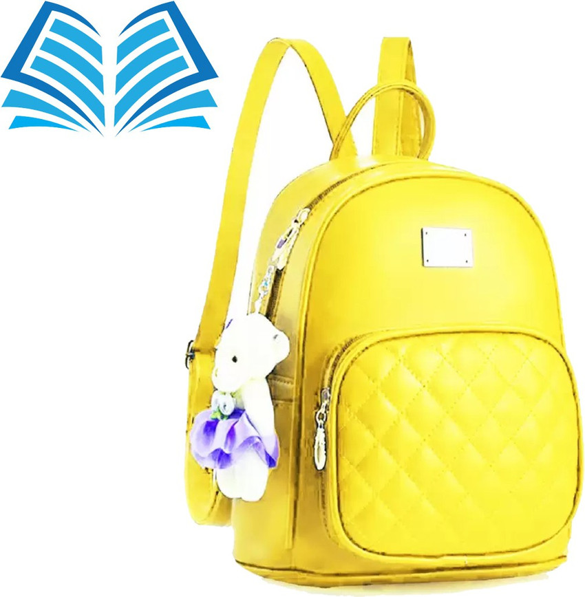 AS Ent Fashion Medium Size Fashion Backpack for Girls Women Backpack 20 L Backpack Yellow Price in India Flipkart