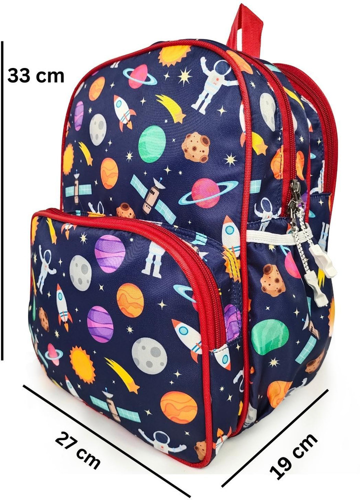 Anna Stella 1 Pcs Stylish Space school bag with 3 compartments