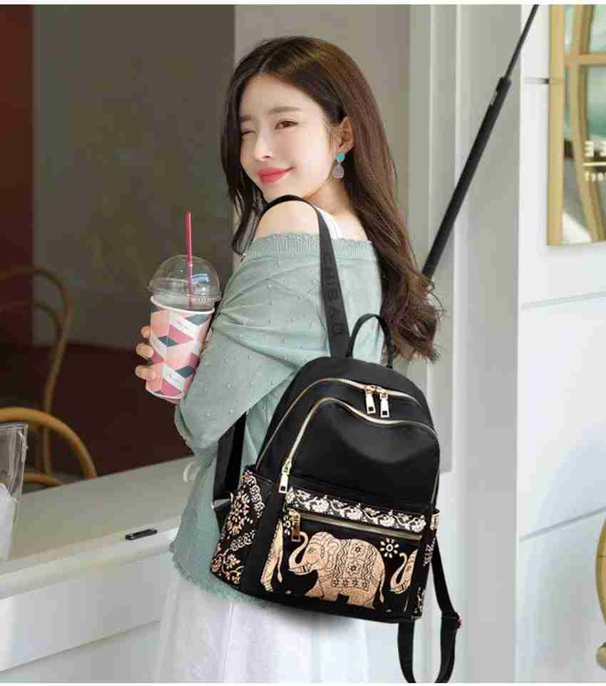 Cute black backpack purse store
