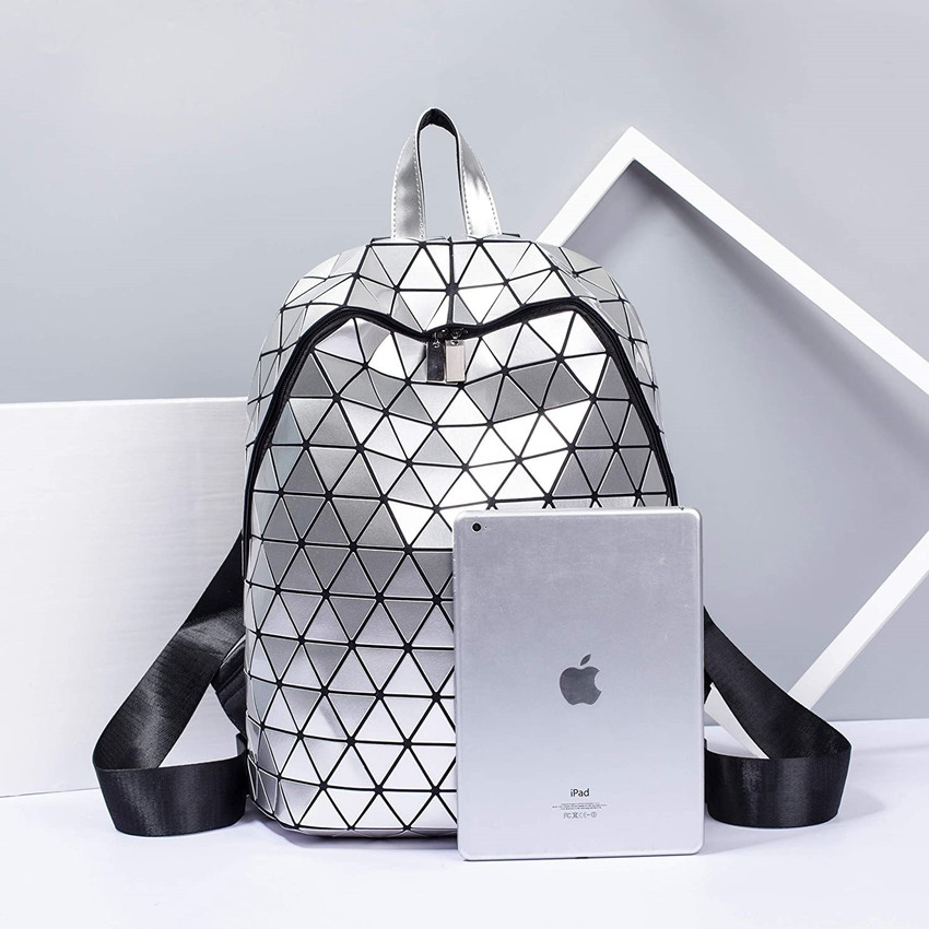 BATCAT Geometric holographic reflective Laptop backpack 25 L