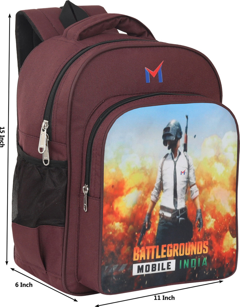 Flipkart M PUBG SCHOOL Bag For Nursery LKG UKG 1st std 2nd std Waterproof School Bag School Bag